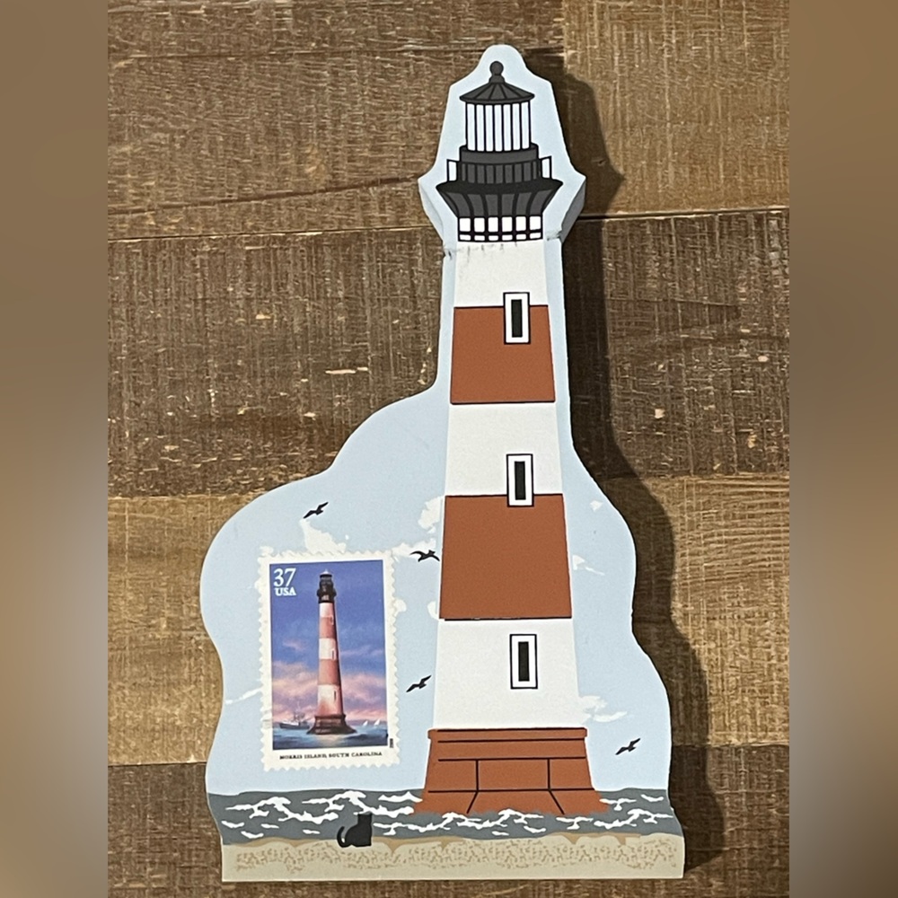 Morris Island Lighthouse, Morris Island, South Carolina. Cat’s Meow Collectable